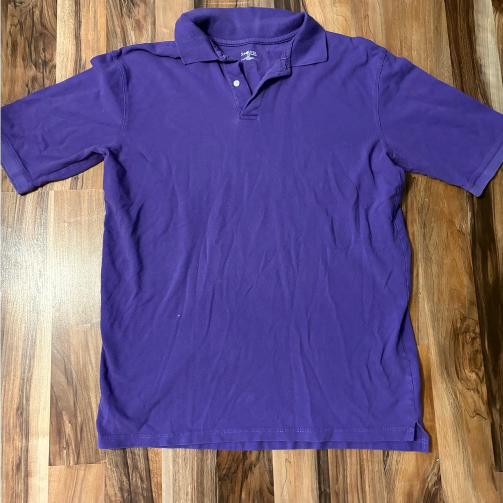 Sun River Clothing Co - XLT - Men's Purple Polo Shirt
